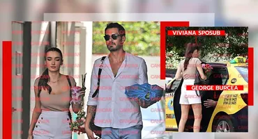 Avem imaginile! George Burcea și Viviana Sposub s-au împăcat! Ea își făcuse un nou iubit, dar actorul a iertat infidelitatea!