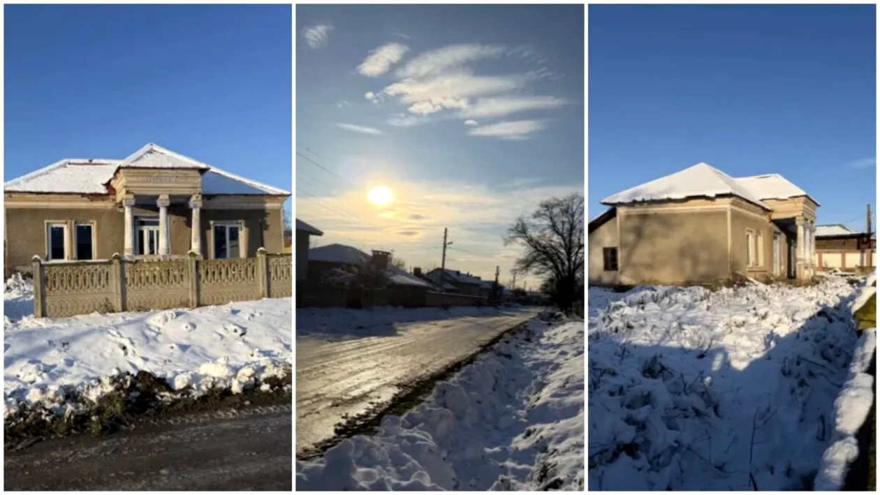 Localitatea din România în care poți cumpăra o casă cu doar 7900 de euro. Terenul are 600 de metri pătrați