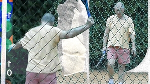 Horațiu Mălăele și-a arătat măiestria pe terenul de tenis