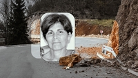 Maria a murit după ce o stâncă s-a desprins de pe versant și a căzut peste mașină. Femeia se îndrepta spre cimitir, ca să-și înmormânteze mama