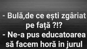 BANC | Bulă, de ce ești zgâriat pe față?