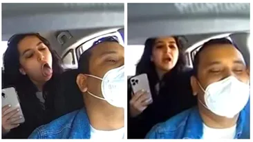 VIDEO | Tânără de 24 de ani, arestată după ce i-a tușit în față șoferului de Uber