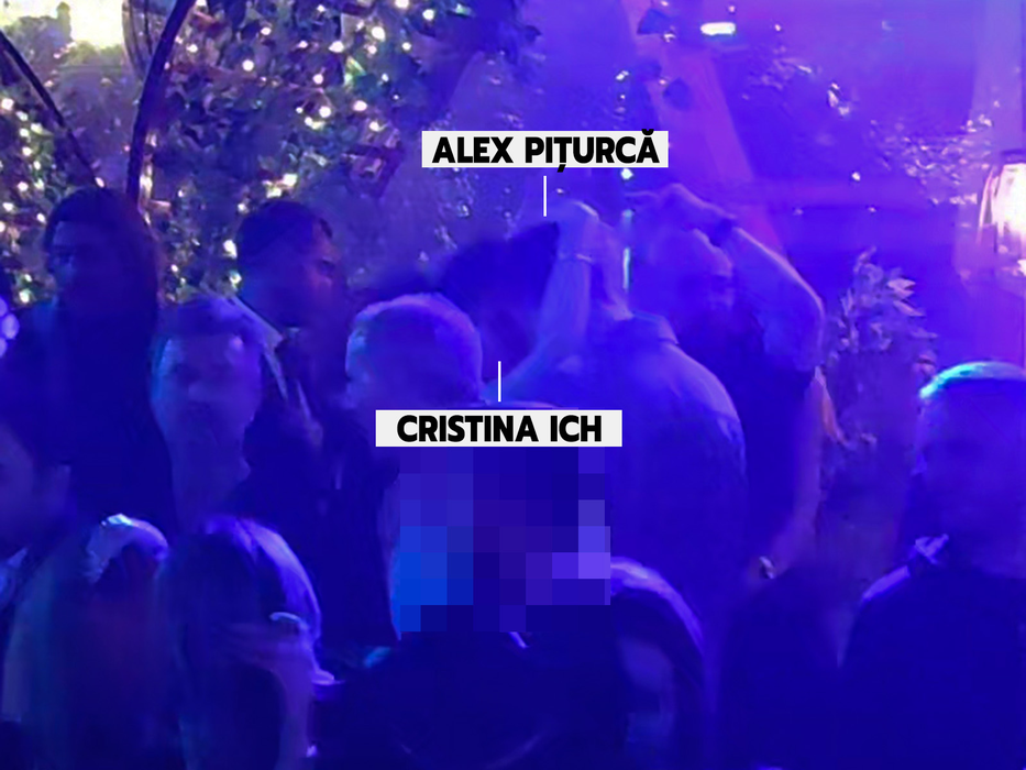 Cristina ICH și Alex Pițurcă, momente de tandrețe la NUBA (Foto: CANCAN.RO)