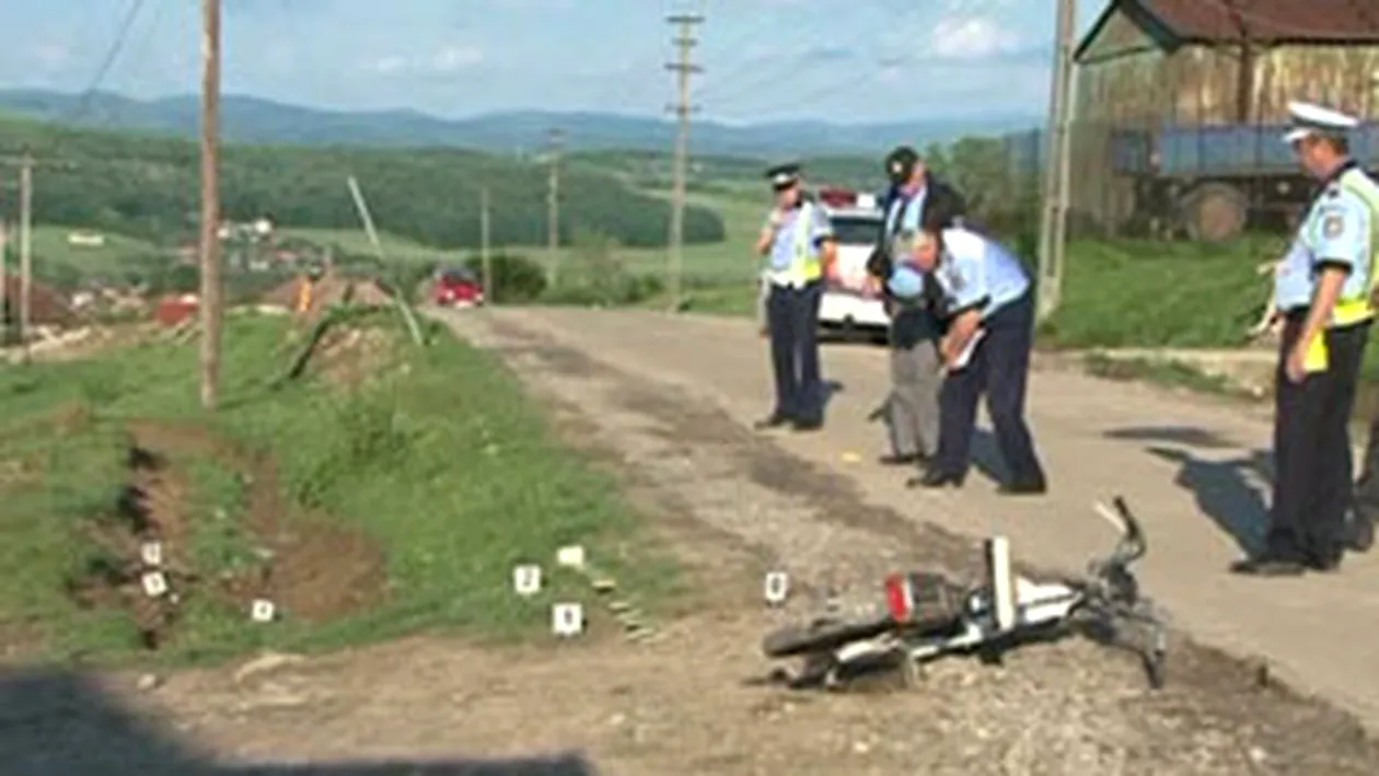 Un motociclist de 15 ani a intrat in plin intr-un copil de 5 ani!