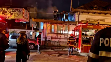 Incendiu la un restaurant din Argeș. 20 de persoane au fost evacuate
