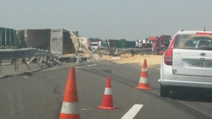 Accident pe Autostrada Soarelui. Traficul este blocat pe sensul de circulatie catre litoral