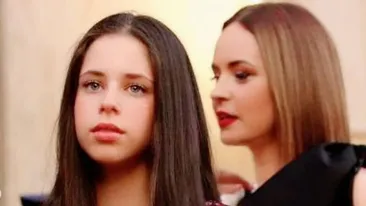 Cât de mare s-a făcut Violeta! Fiica Andreei Marin şi a lui Ştefan Bănică Jr a început liceul. FOTO