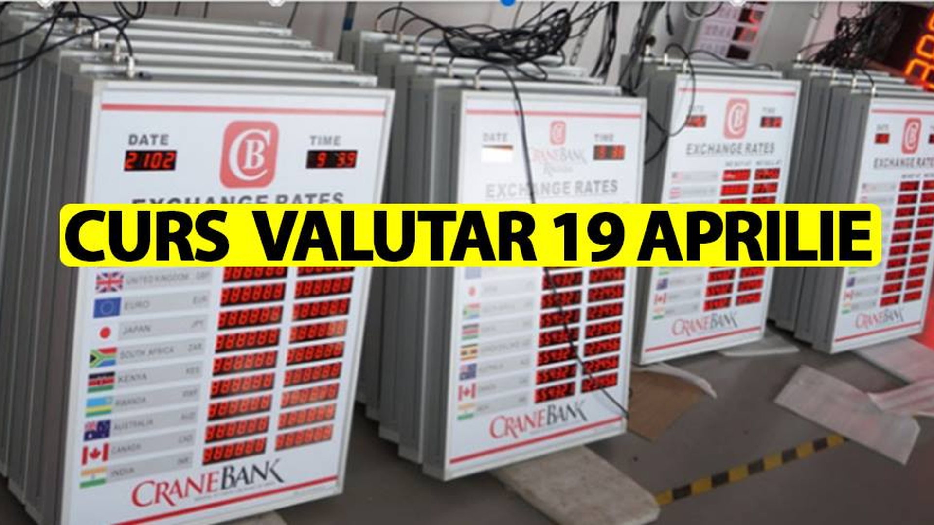 Curs valutar 19 aprilie 2019. Câți lei costă 1 euro astăzi. Veștile nu sunt deloc bune