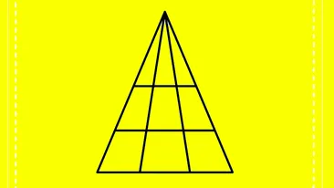 Test de inteligență la care și geniile greșesc | Câte triunghiuri sunt în această imagine, de fapt?