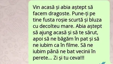Bancul sfârșitului de săptămână | Vin acasă și abia aștept să facem dragoste