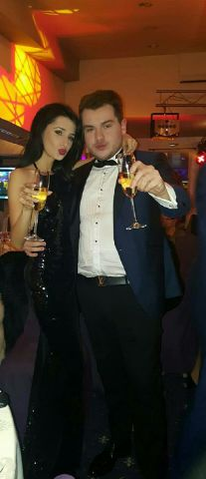 Bozo, alături de Roxana, cu care s-a împăcat în mai multe rânduri