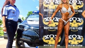 O sexy-polițistă din Maramureș a făcut furori pe Facebook! Colegii ei au postat poze cu ea în costum de baie
