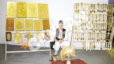 Fiecare sculptura a lui Ion Rodos are propria istorie! Face linguri cu povesti