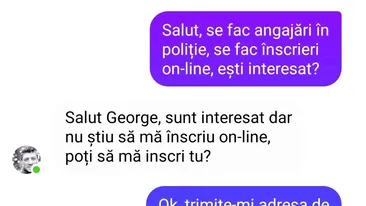 BANCUL ZILEI | Se fac angajări în Poliție