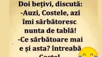 BANCUL ZILEI | Auzi, Costele, azi îmi sărbătoresc nunta de tablă