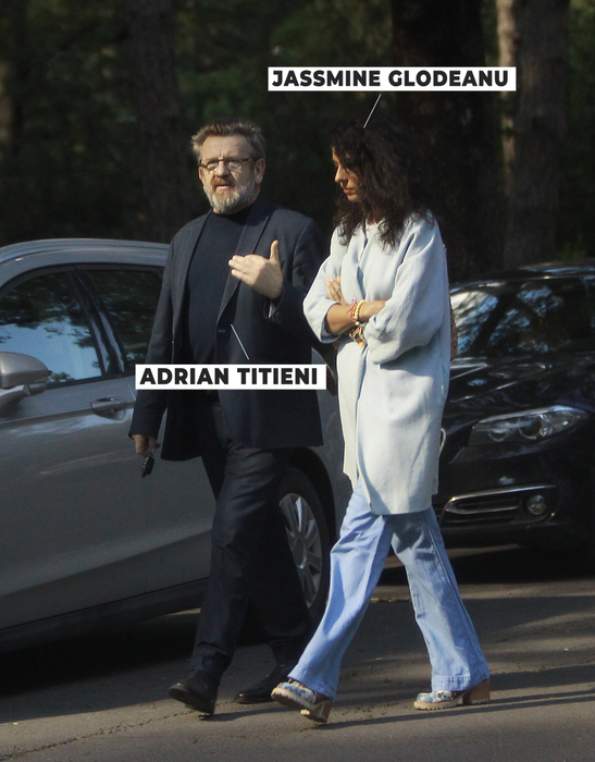 Celebrul actor a invitat-o pe frumoasa Jassmine Glodeanu la o plimbare prin parc