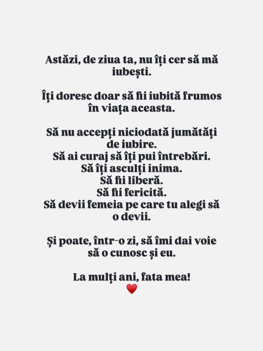 Roxana Blagu, mesaj emoţionant de majoratul fiicei ei: „Uşa mea nu s-a închis niciodată pentru tine, Oana mea!”