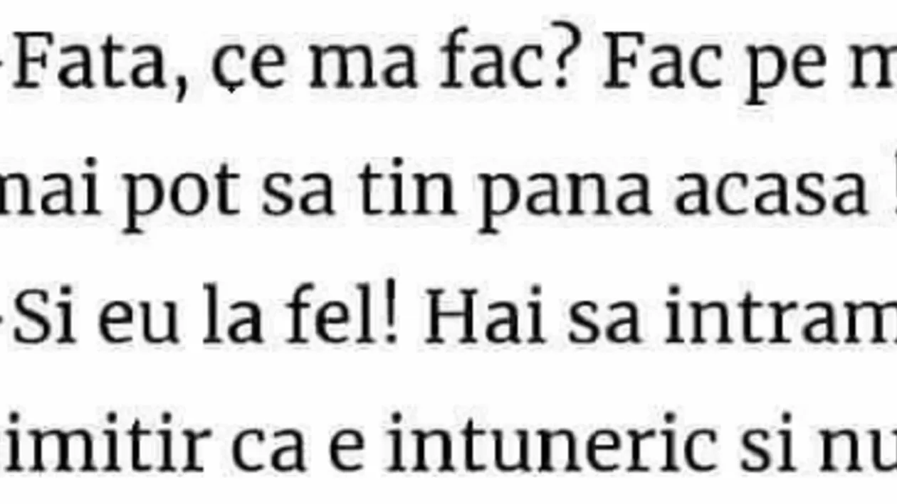 BANC | ”Fată, fac pe mine. Hai să intrăm în cimitir că e întuneric și nu ne vede nimeni, dar cu ce ne ștergem?”