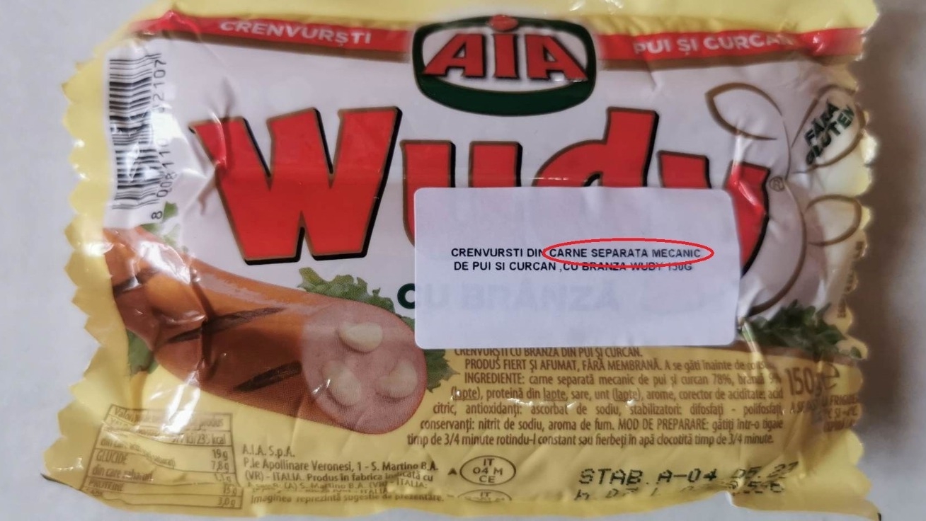 Ce conțin produsele din supermarket cu eticheta „carne separată mecanic”. Specialiștii atrag atenția asupra calității