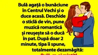 BANC | Bulă agață o bunăciune în Centrul Vechi și o duce acasă