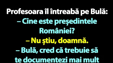 BANC | Bulă și președintele României