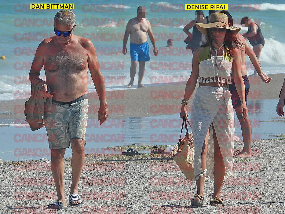 Dan Bittman și Denise Rifai și-au petrecut o bună parte din weekend pe nisipul fierbinte din stațiunea Mamaia (Foto: CANCAN.RO)