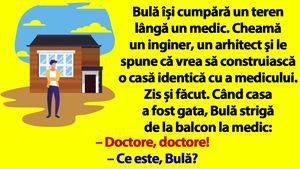 BANC | Bulă își cumpără un teren lângă un medic