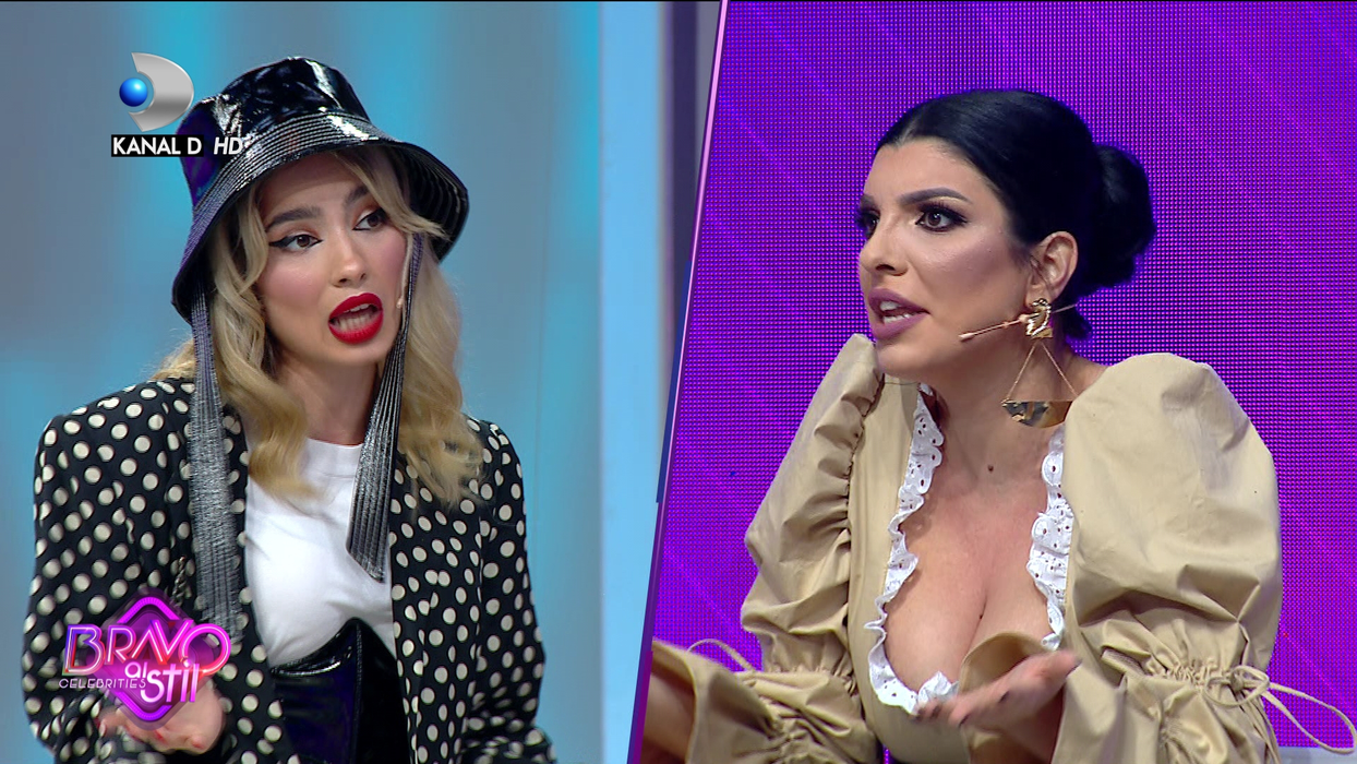 Andreea și Calina, schimb de replici