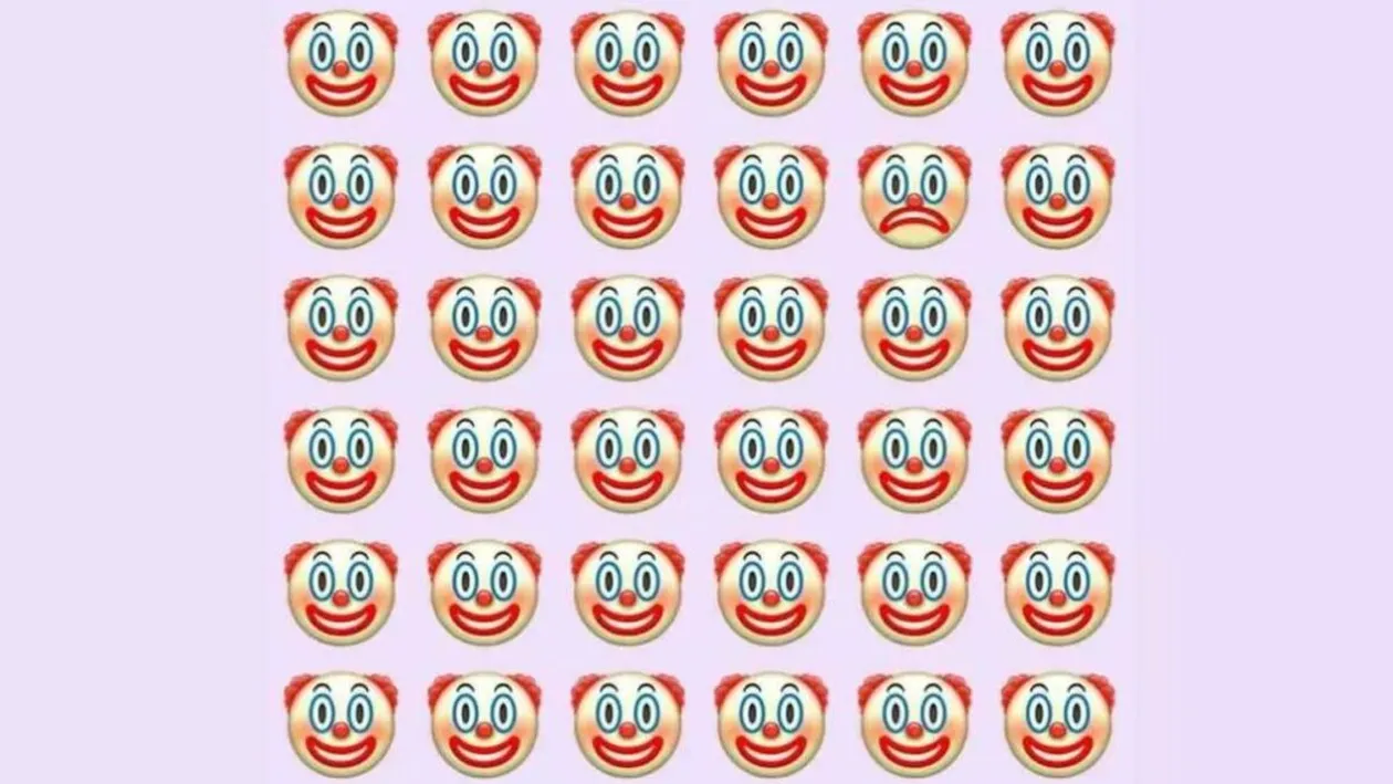 Iluzia optică a zilei | Descoperă emoticonul trist din imagine! Mulţi reuşesc în doar 4 secunde