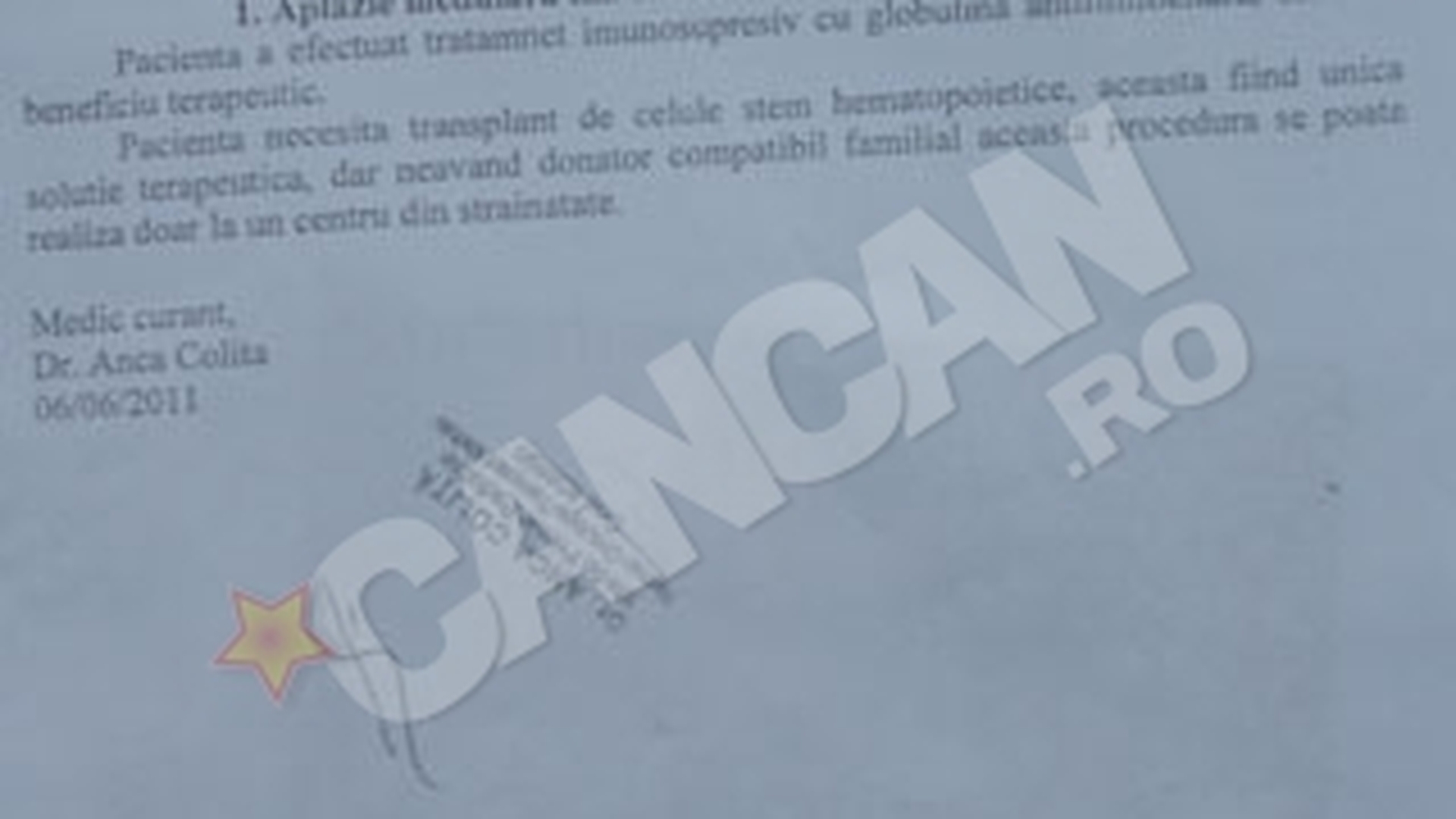 Ana are nevoie de ajutorul nostru!