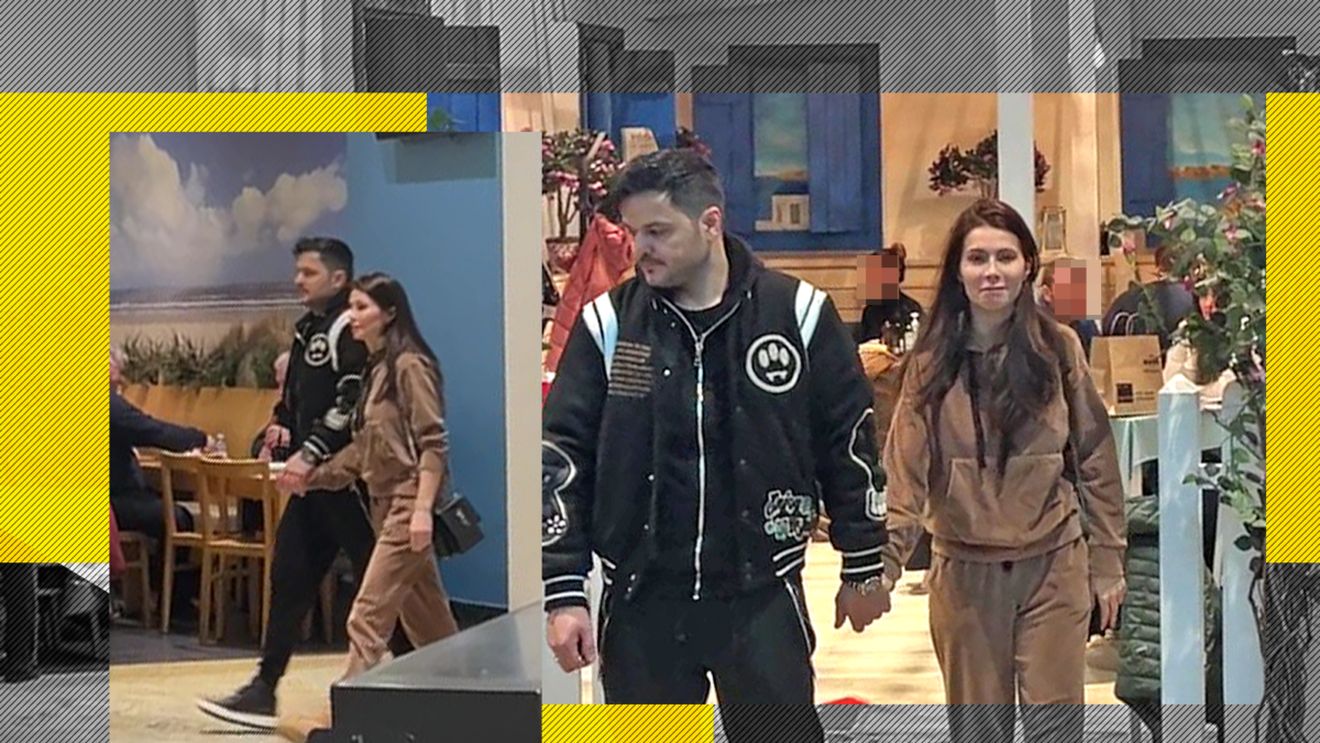 Cum se poartă Liviu Vârciu când iubita e lângă el. Pe ”sticlă” e numai caterincă, dar când iese cu Anda la mall...