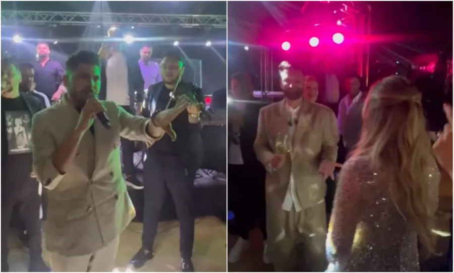 Luis Gabriel a cântat la nunta lui Smiley cu Gina Pistol