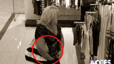 Mirabela Dauer, surprinsa in timp ce fura chiloti dintr-un magazin din Bucuresti!