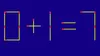 Test IQ cu chibrituri | Corectați 0 + 1 = 7, mutând un singur băț