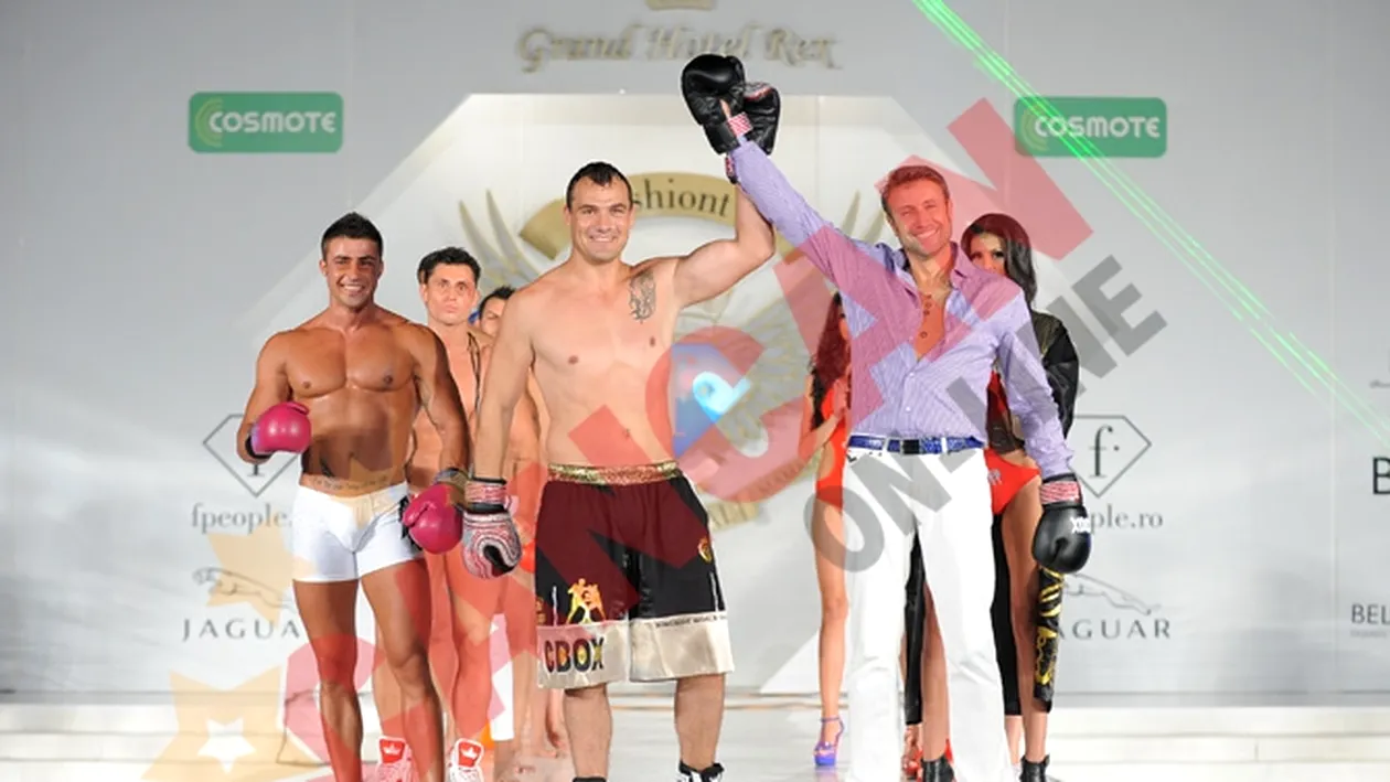 Botezatu a transformat podiumul de la Fashion TV Summer Festival in ring de box! Iftimoaie a fost invitat special