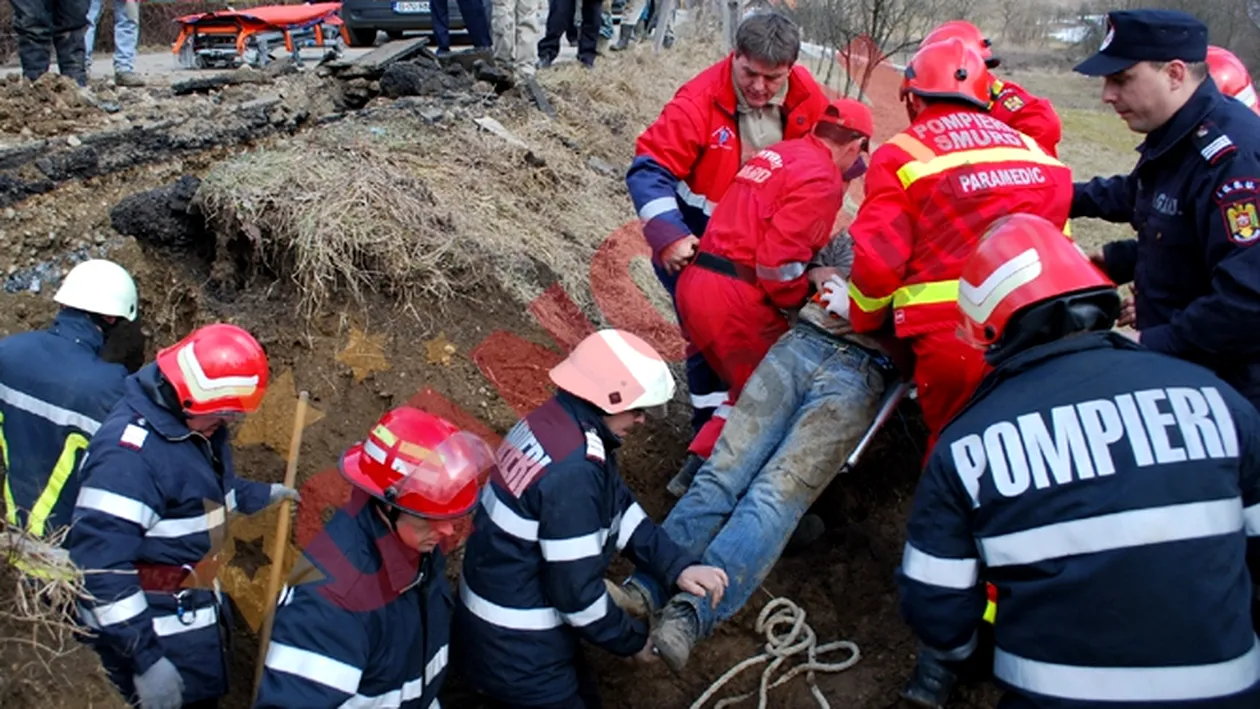 A scapat cu viata dupa ce a fost ingropat de viu