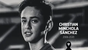Cristian Minchola Sanchez, fotbalist la Atletico Madrid, a murit. Avea doar 14 ani