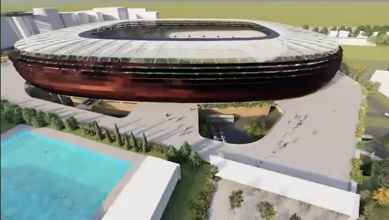 Noul stadion Dinamo/Foto: Facebook