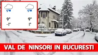 Prognoza Accuweather actualizată: Meteorologii anunță încă un val ninsori în București. Pe ce dată ninge