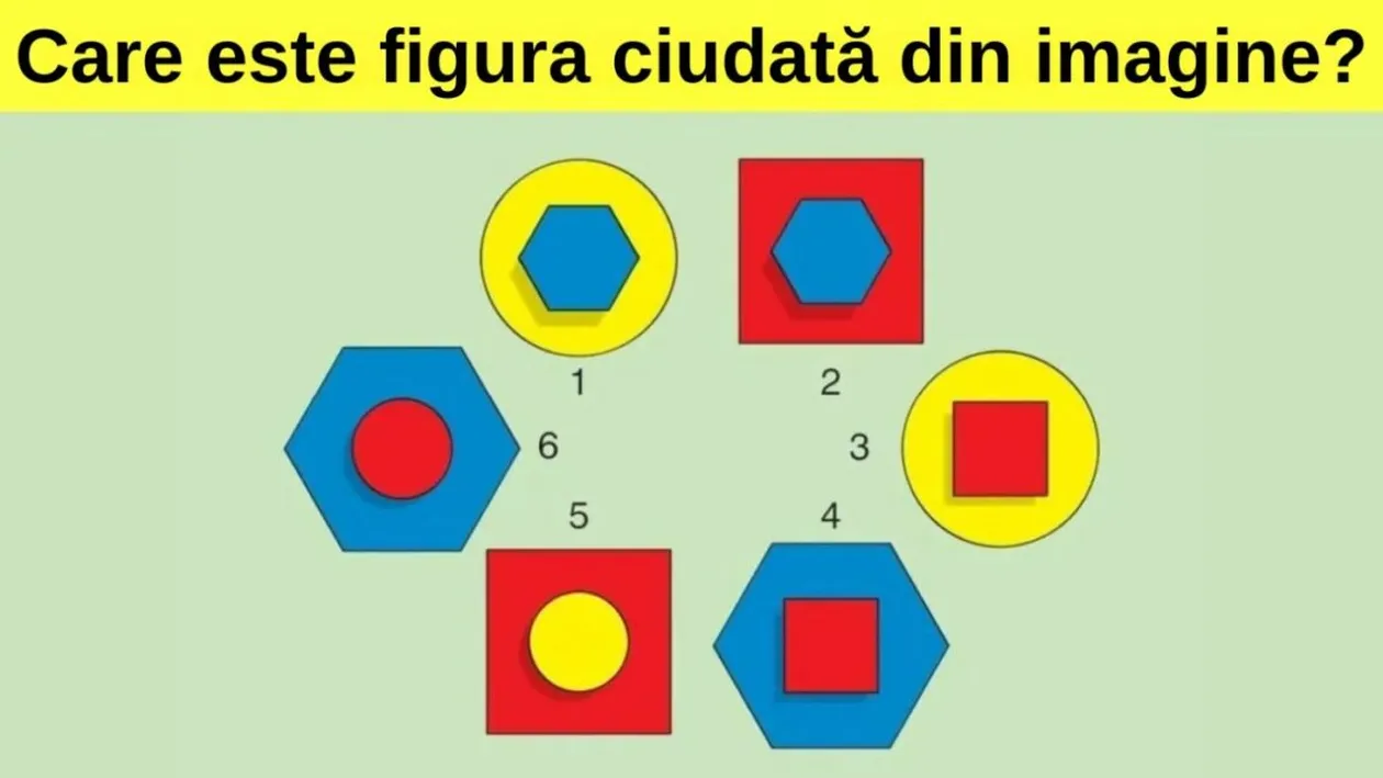 Test de inteligență | Doar 1% din românii cu IQ mare găsesc figura ciudată în doar 7 secunde!