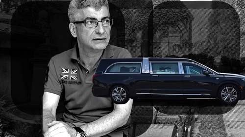Diversiune cu trupul neînsuflețit al lui Silviu Prigoană! Fostul afacerist a fost depus la capela cimitirului Evanghelic Lutheran