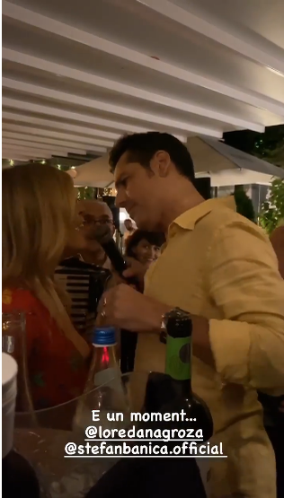 Loredana Groza și Ștefan Bănică Junior au făcut duet la petrecerea lui Dani
