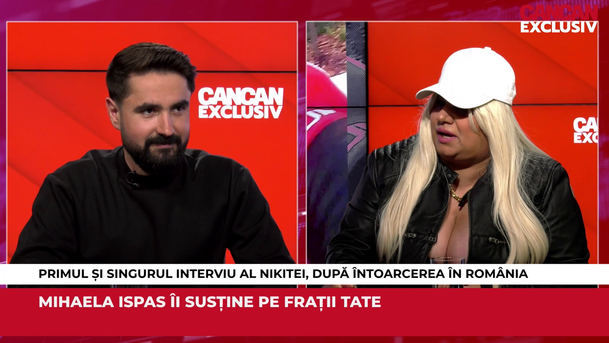 Interviul integral poate fi urmărit, în premieră națională, pe canalul de YouTube "Cancan" (Foto: captură video)