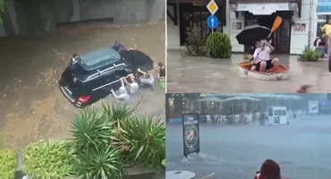 Prăpăd pe litoralul bulgăresc! Furtuni violente în stațiunile preferate de români