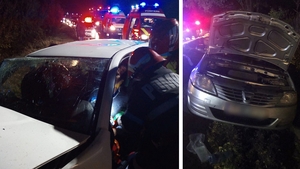 O fetiță de 6 ani și 4 adulți, răniți grav în urma unui accident produs în Ialomița. Unele dintre victime au rămas captive în urma impactului