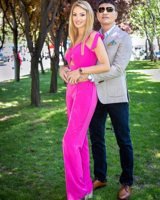 Valentina Pelinel, fericită alături de Cristian Borcea