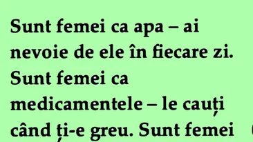 BANCUL ZILEI | Câte categorii de femei există, de fapt