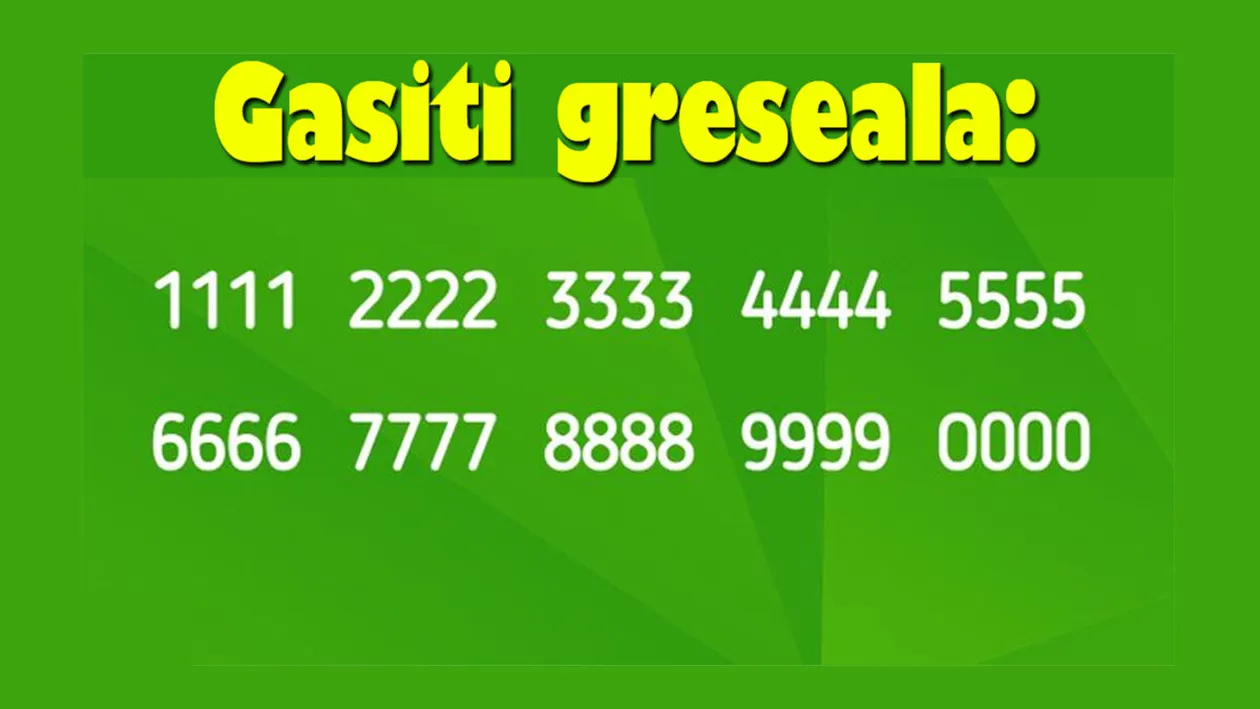 Test de inteligență | Găsiți greșeala din această imagine! Geniile o văd în 3 secunde