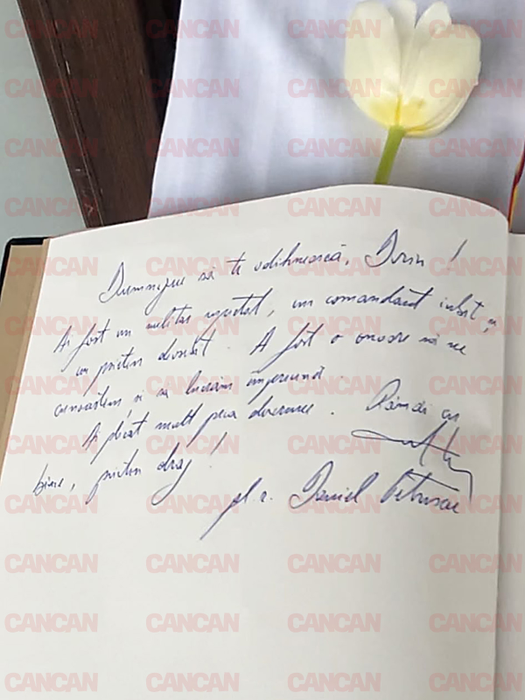 Imagini de la priveghiul generalului Dorin Ioniţă. Ce i-au scris apropiaţii în cartea de condoleanţe