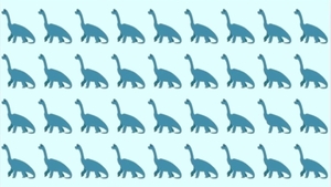 TEST IQ | Unul dintre acești 36 de dinozauri este diferit de ceilalți. Geniile îl găsesc în 4 secunde